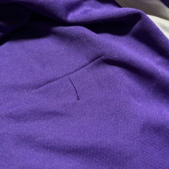 Men’s Basketball Shorts Purple And White Size XL With Draw String - Picture 4 of 8